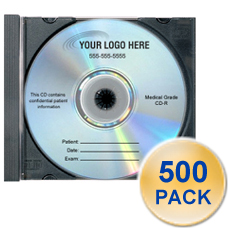 MedGrade 80 minute 52x silver CD-R in j/c qty 500